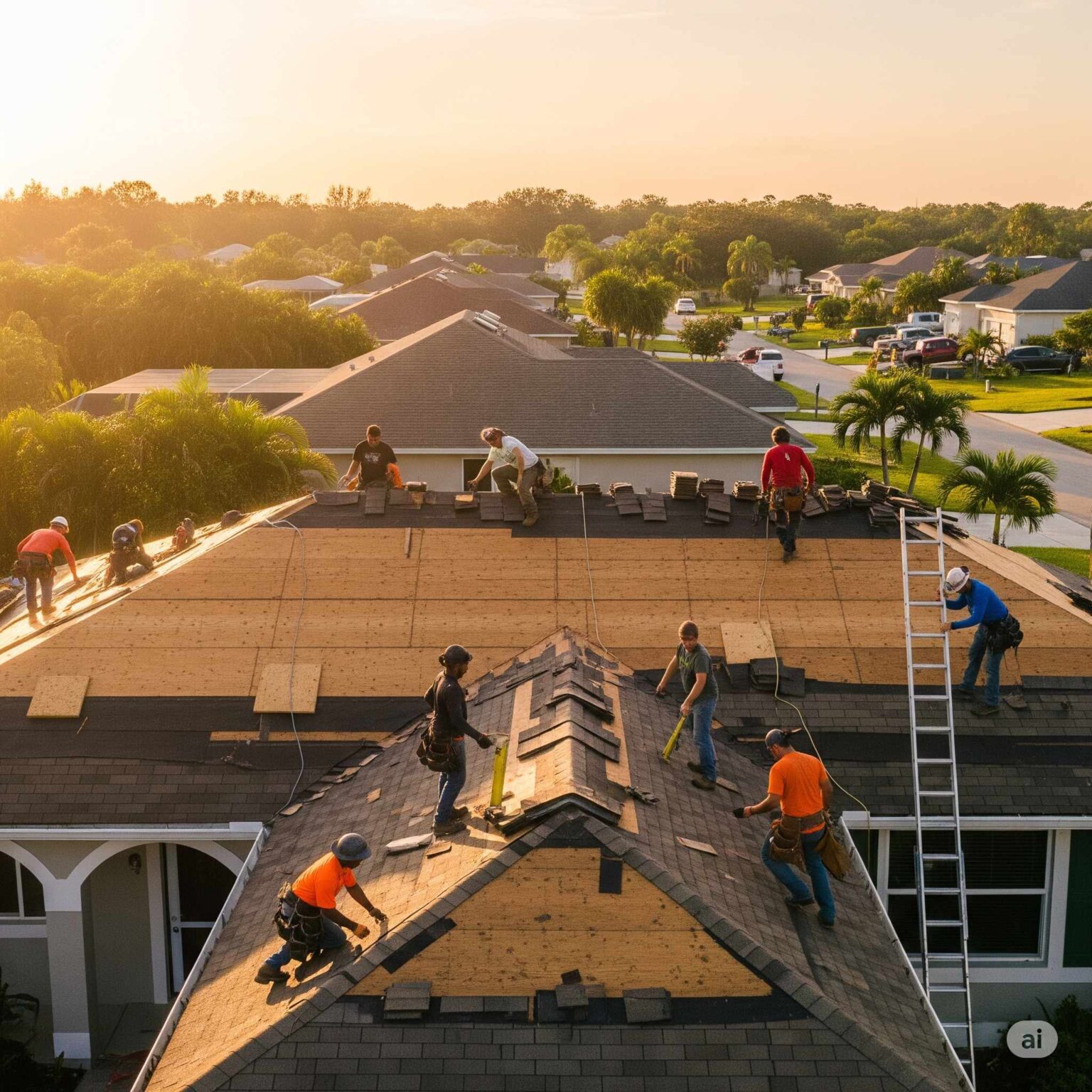 roof replacement in Lee County