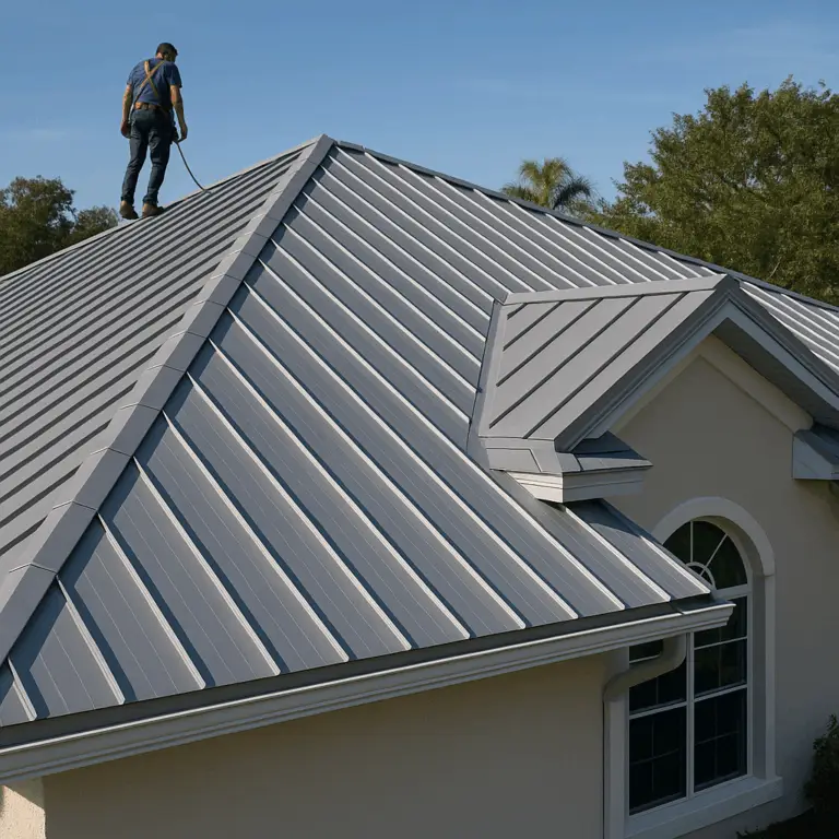 metal roof installation in Sarasota County